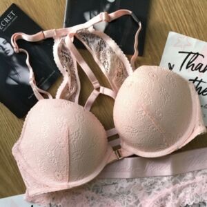 Victoria's Secret Very Sexy Push-up Lace Eyelet Cage Bra